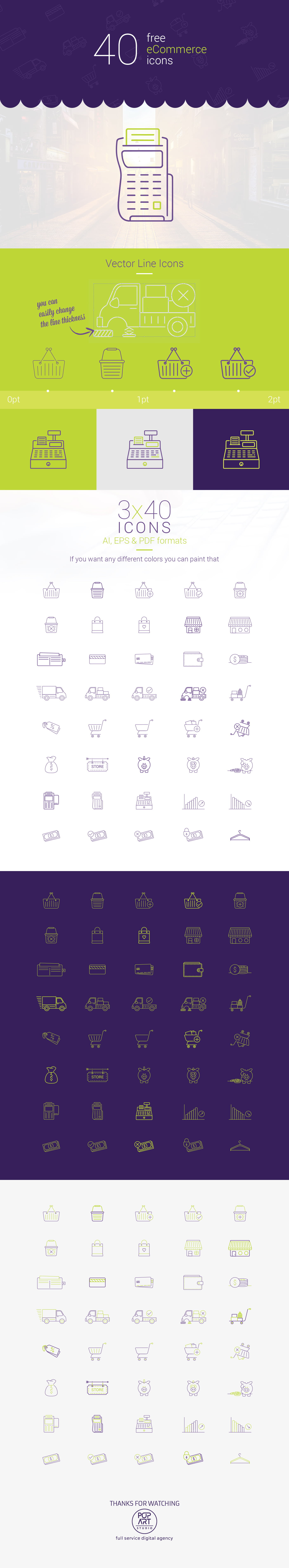 ecommerce vector icons