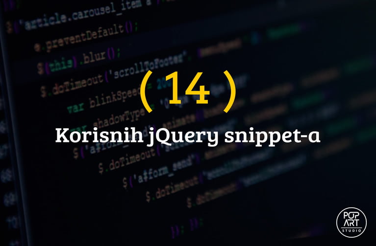 14 korisnih jQuery snippet-a za web developere
