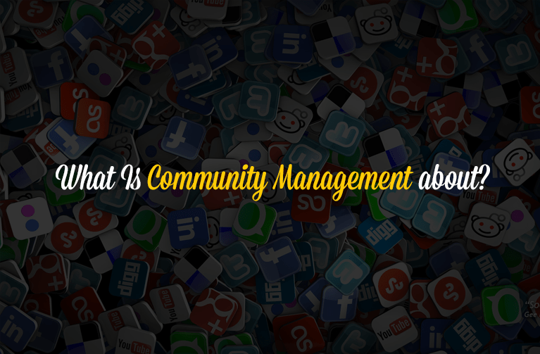 What is community management about?