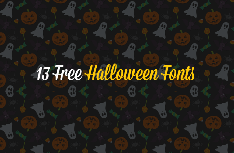 Free Halloween fonts.