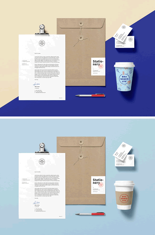 Download 15 Free Brand Identity Mock-ups