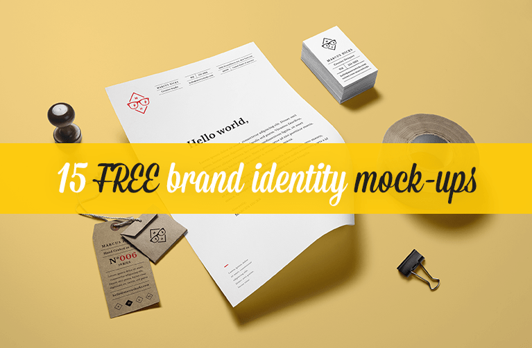 Download 15 Free Brand Identity Mock-ups - PopArt Studio