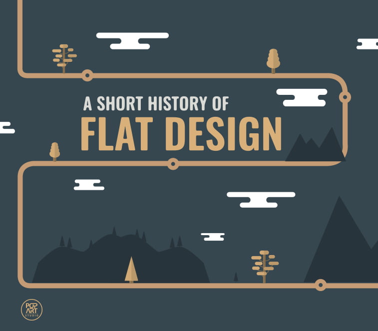 a short history of flat design