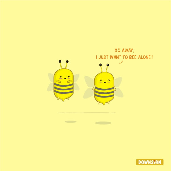 bee alone