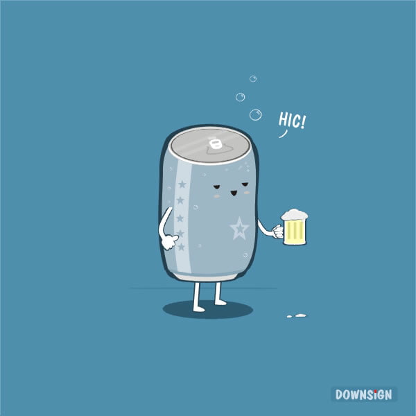 canned beer