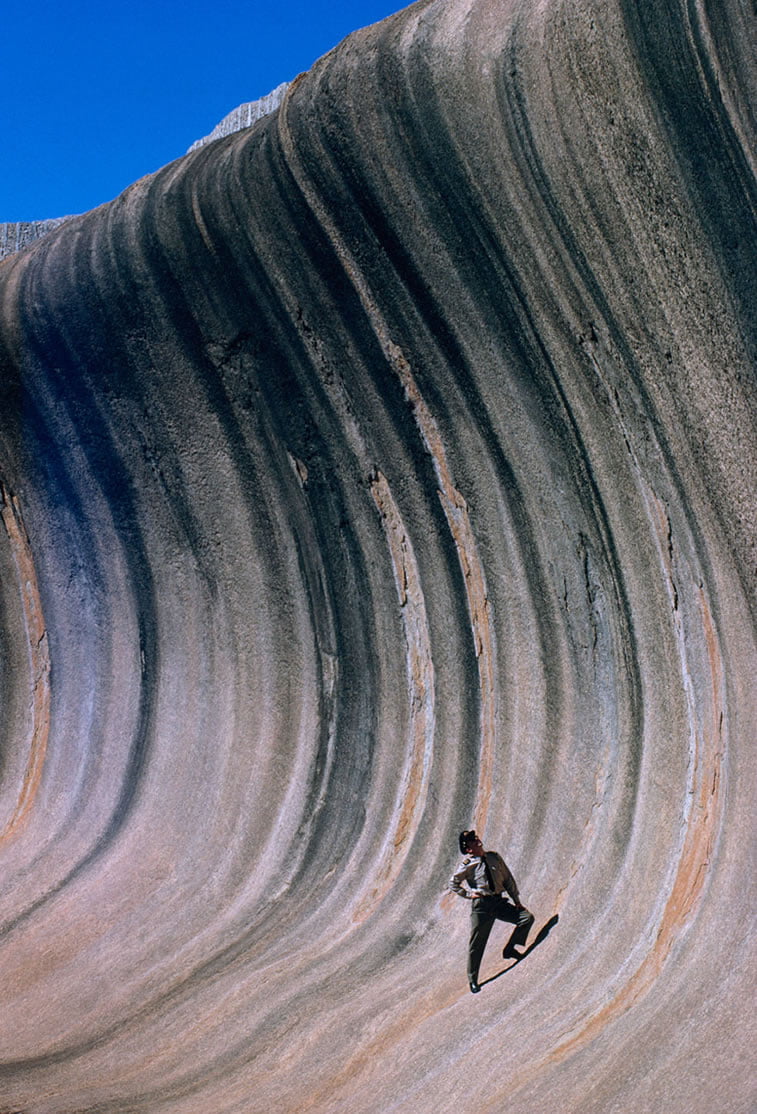 kamen oblikovan vetrom, Zapadna Australija 1963.