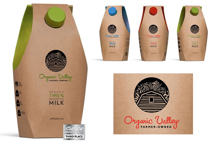 organski sokovi „Organic valley” - dizajn ambalaže