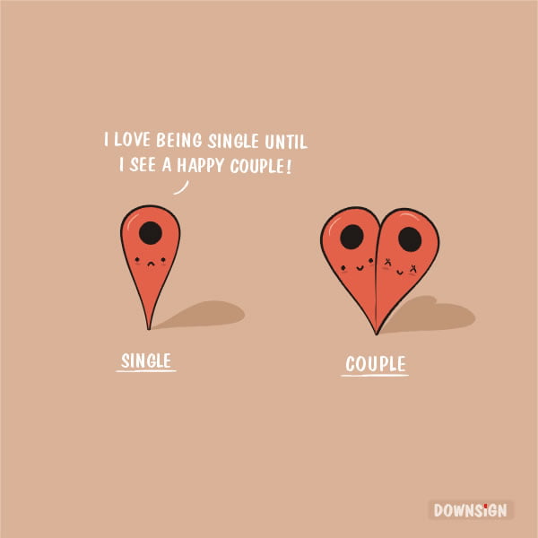 single and couple