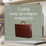 Useful web developer resources