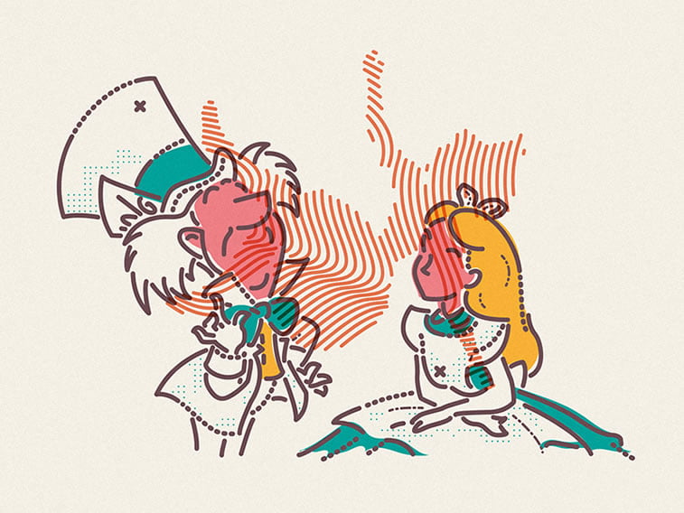 alice and the mad hatter