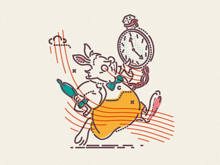 rabbit from alice in wonderland