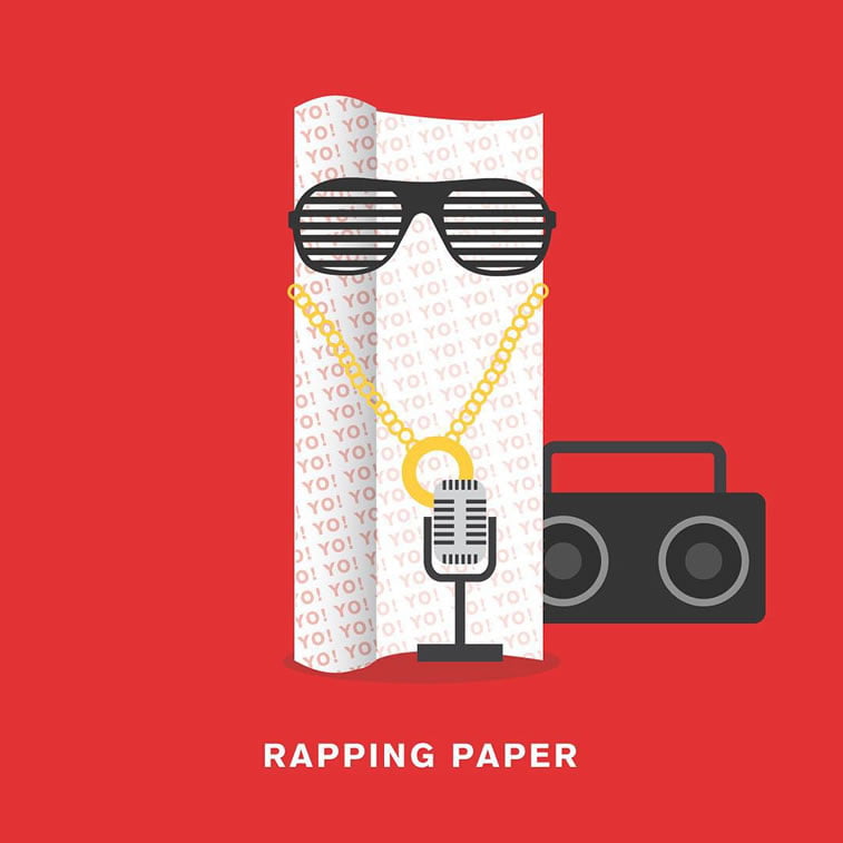 rapping paper