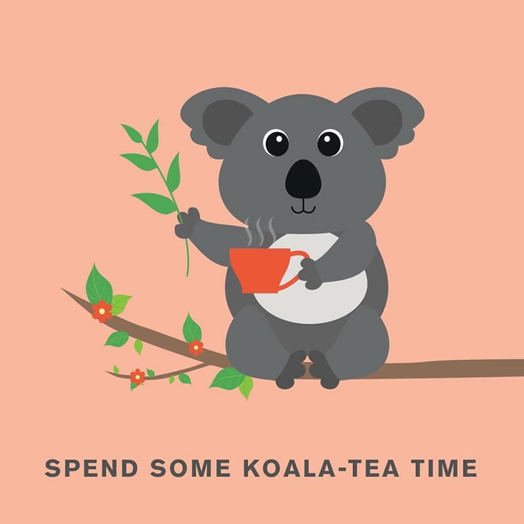 spend some koala-tea time
