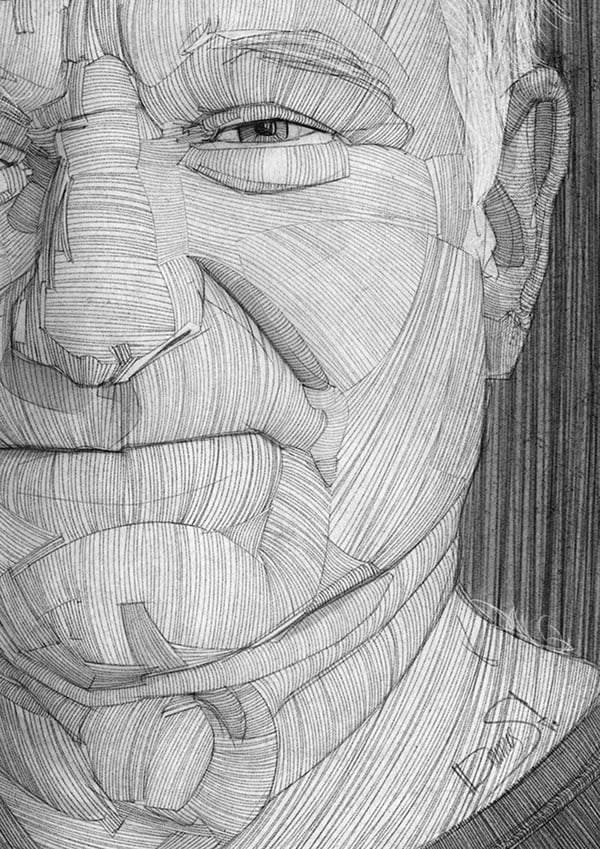 stavros damos illustration robin williams detail