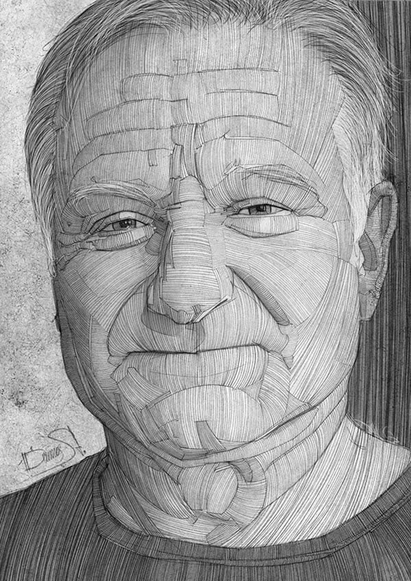 stavros damos illustration robin williams
