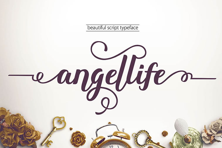 angellife skript font