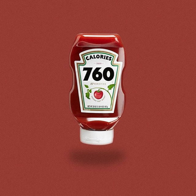 heinz ketchup by calorie brands