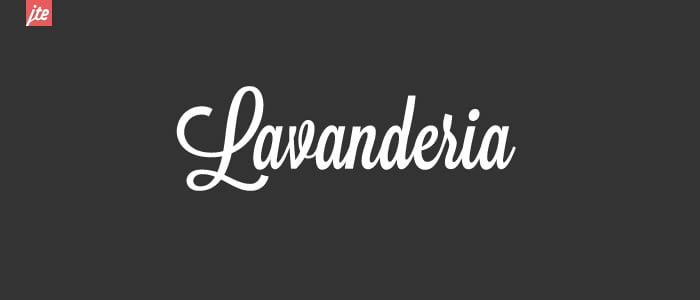 lavanderia script font