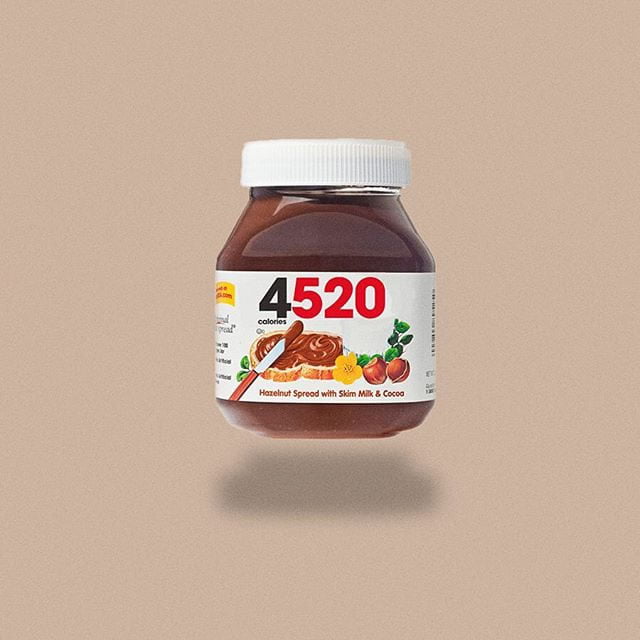 nutella by calorie brands