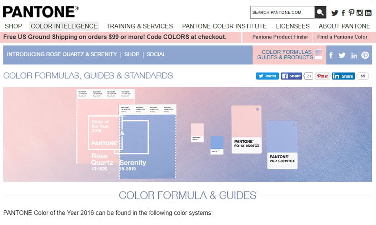 pantone color of the year 2016
