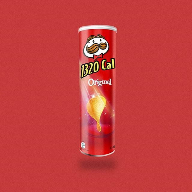 pringles by calorie brands