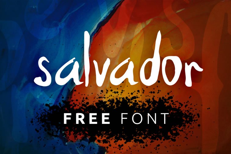 salvador script font