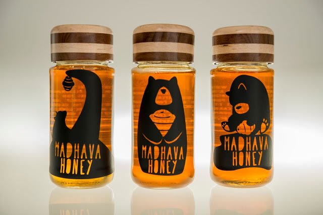 etikete za med madhava honey rebrand (1)