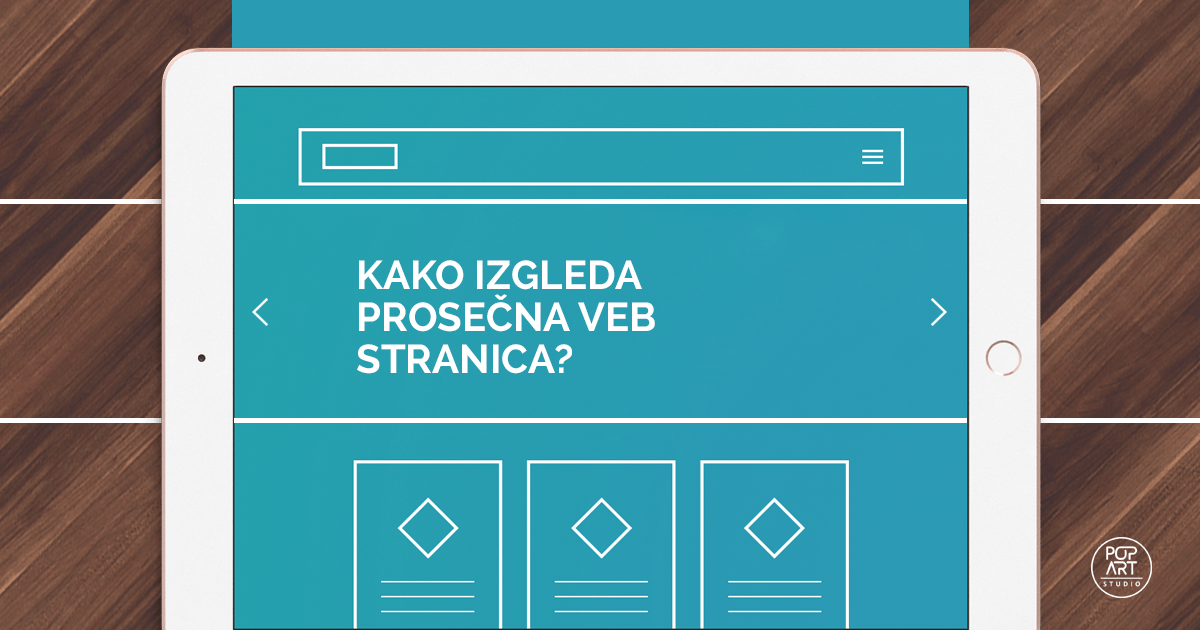Kako izgleda prosečna veb stranica