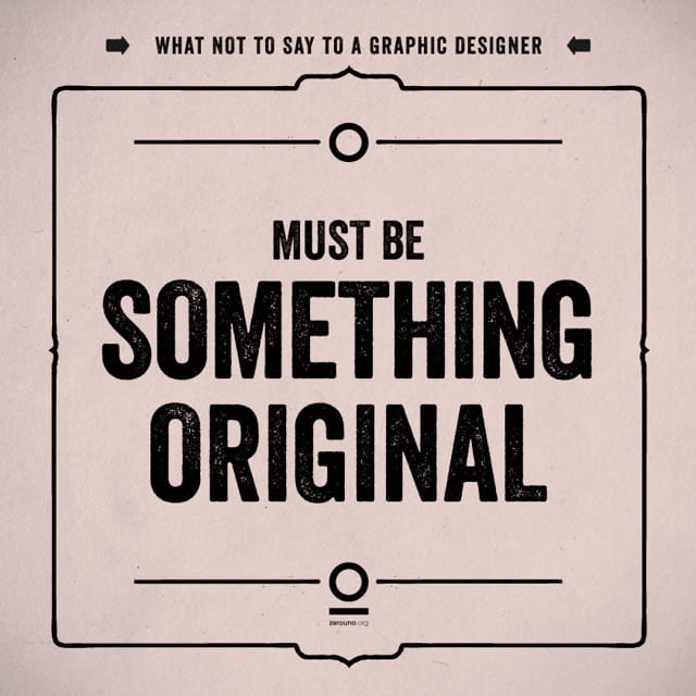 what not to say to a graphic designer
