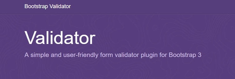 bootstrap validator