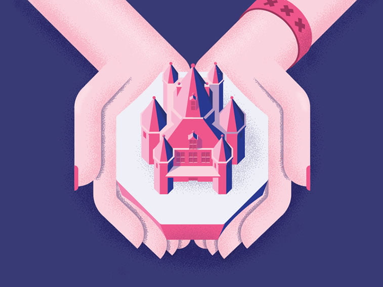 isometric illustration coen pohl amsterdam building