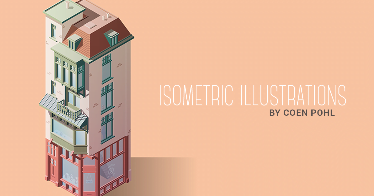 isometric illustrations by coen pohl isometric illustration