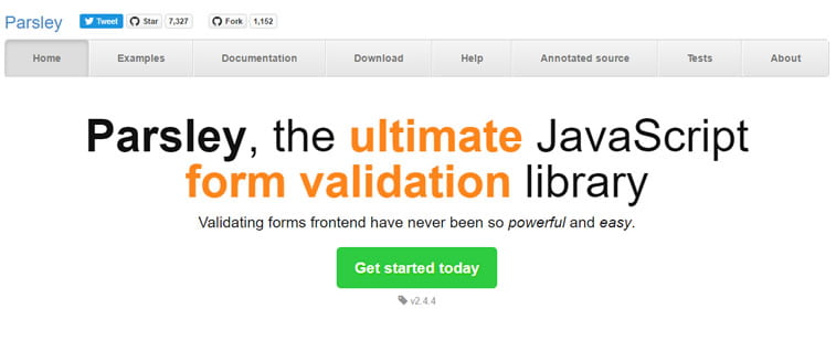 parsley jquery validacija formulara