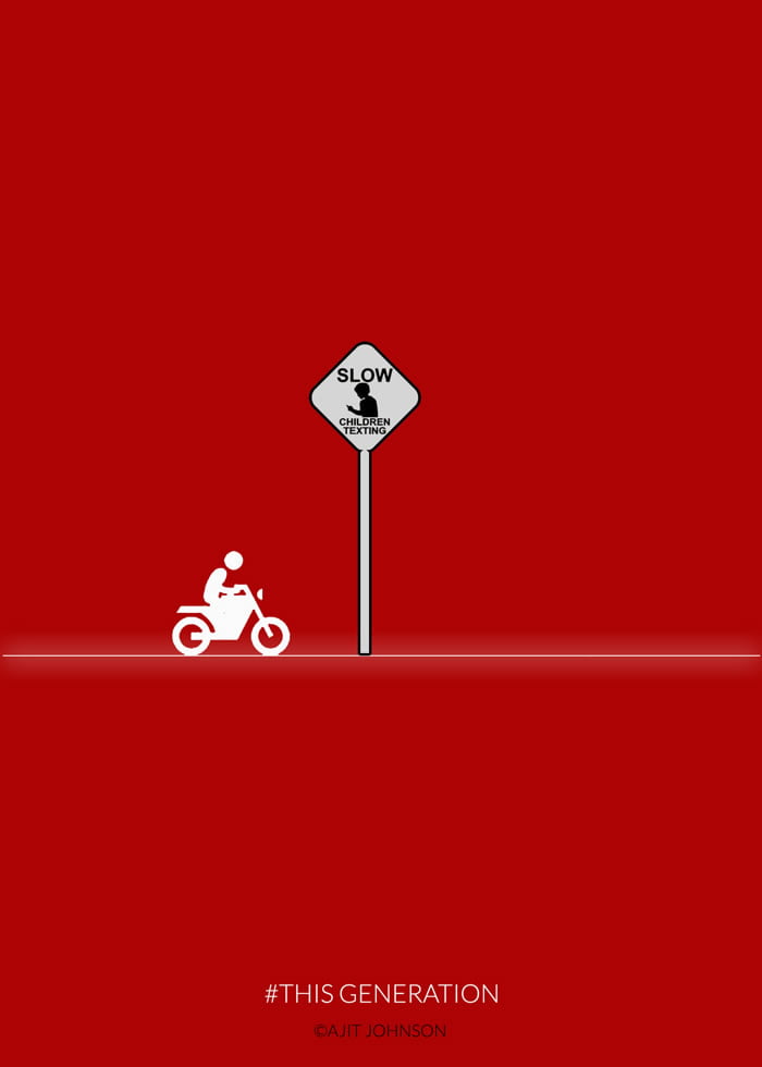 Satirical illustrations of THIS generation by Ajit Johnson