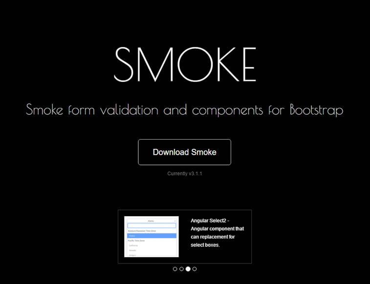 smoke jquery dodatak za validaciju formulara