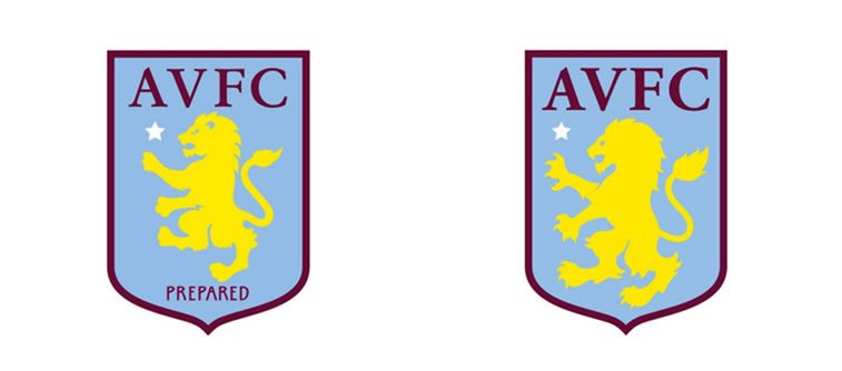 subtle and successful logo evolutions aston villa