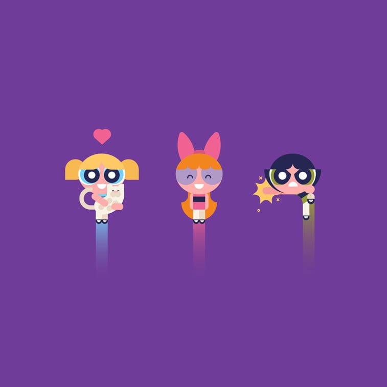 saturday toons going flat 2 power puff girls