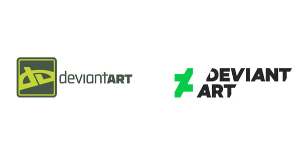 deviant art logo redesign