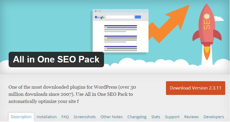 seo plugin all-in-one SEO for wordpress