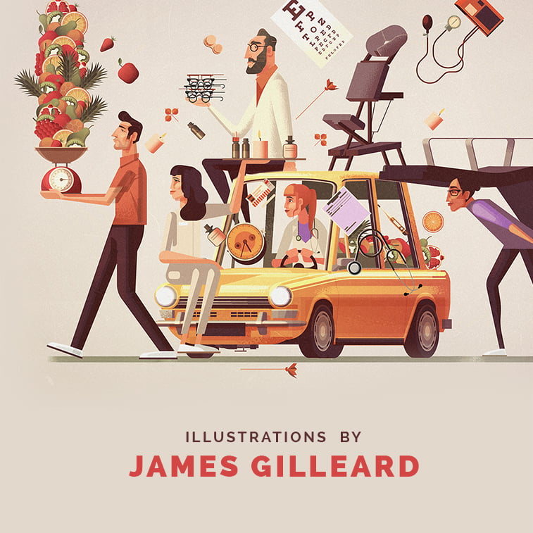 james gilleard illustrations