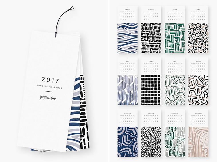 Kreativni primeri dizajna kalendara 12