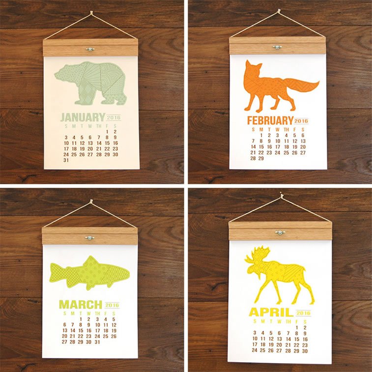 Kreativni primeri dizajna kalendara 19