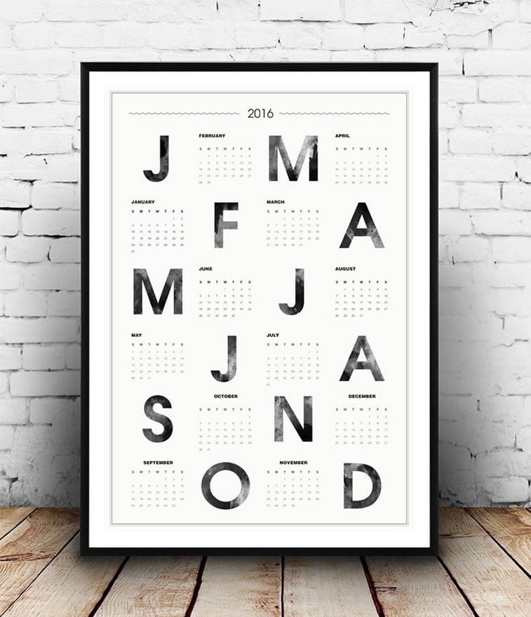 Kreativni primeri dizajna kalendara 20