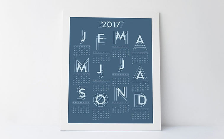 Kreativni primeri dizajna kalendara 7