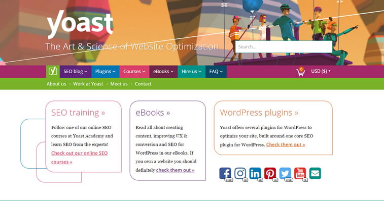 yoast SEO plugin for wordpress