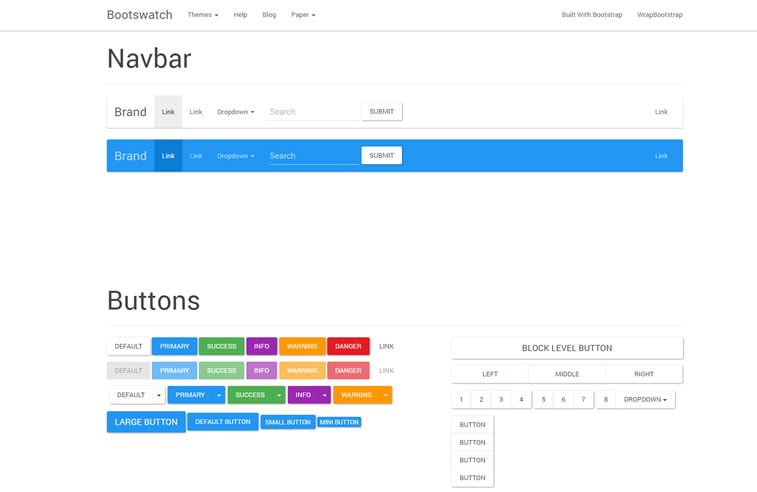 11 paper theme bootswatch