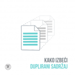 Kako izbeći duplirani sadržaj 1