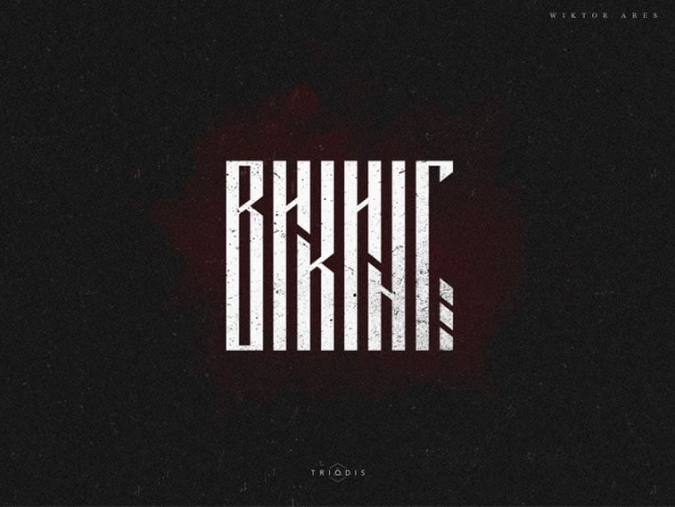 wiktor ares cyrillic logos viking