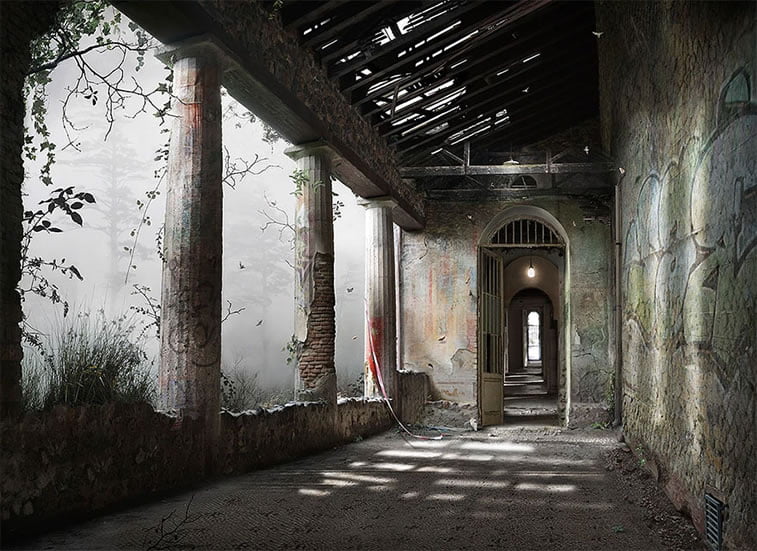 5 corridor foto montaža