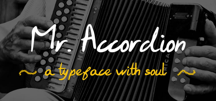 6 free typeface mr accordion
